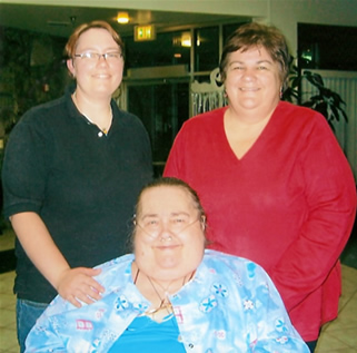 Paula with Tiff and Delores